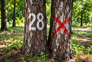 Побачили хрест чи числа на дереві – треба відійти подалі: навіщо їх малюють