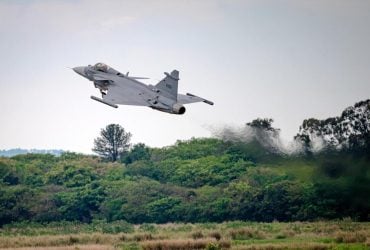 Перший винищувач Gripen E, виготовлений за межами Швеції, піднявся у повітря