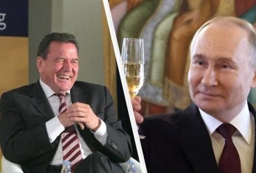 Путин отпраздновал 74-летие вместе с бывшим канцлером Германии Шредером