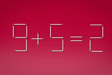 У прикладі 9 + 5 = 2 є помилка: як один сірник може виправити рівність