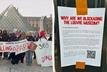 Лувр закрылся из-за протестов в Париже: у входа в музей собрались толпы недовольных туристов