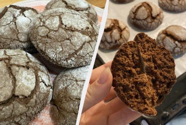 Супершоколадное печенье с трещинками: вкуснотища к чаю за 30 минут