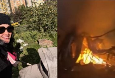 "Тільки вчора там були": Вітвіцька налякала кадрами наслідків удару РФ по Києву