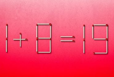 1 + 8 = 19: який сірник треба переставити, щоб рівність стала правильною