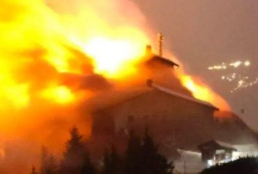В Баварии горит "Орлиное гнездо" Гитлера: полиция подозревает поджог