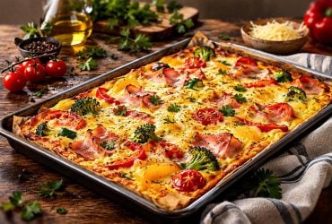 Вкуснейший омлет с ветчиной и сыром в духовке: как его приготовить