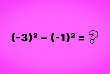 Сколько будет (-3)² − (-1)²: математическая головоломка, в которой все решают скобки