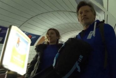 Ночевал в метро: звезда "Игры престолов" приехал в Киев (фото, видео)