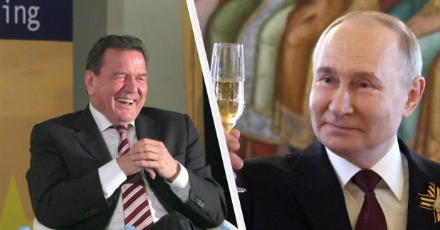 Путін відсвяткував 74-річчя з ексканцлером Німеччини Шредером